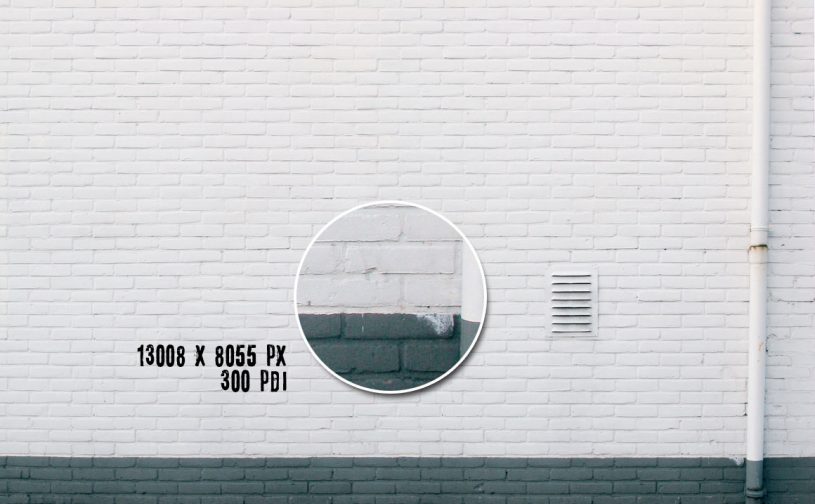 Extremely High-Res White Brick Wall Texture