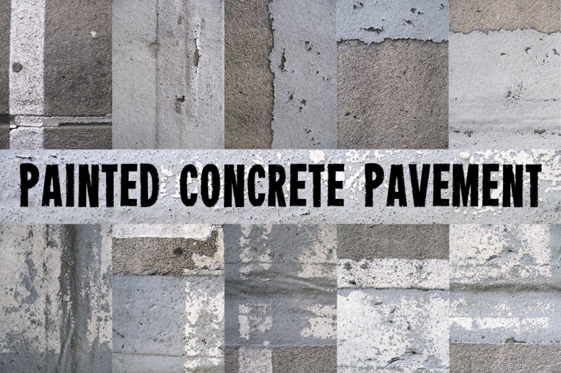 Painted Concrete Photo Set