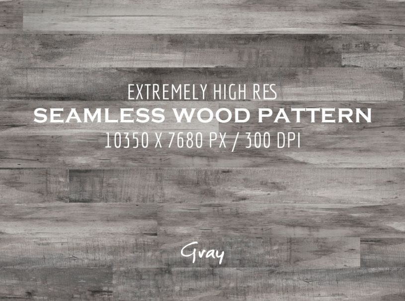 Extremely HR Seamless Wood Patterns - Gray