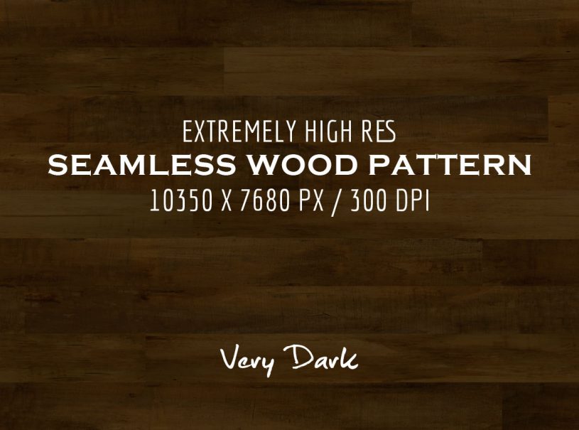 Extremely HR Seamless Wood Patterns - Very Dark