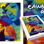 Rainbow Girl - Woman Portrait Digital Illustration