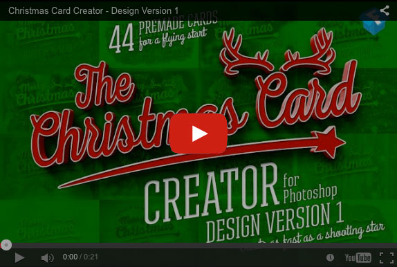 Christmas Card Creator video