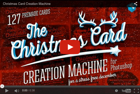 Christmas Card Creation video