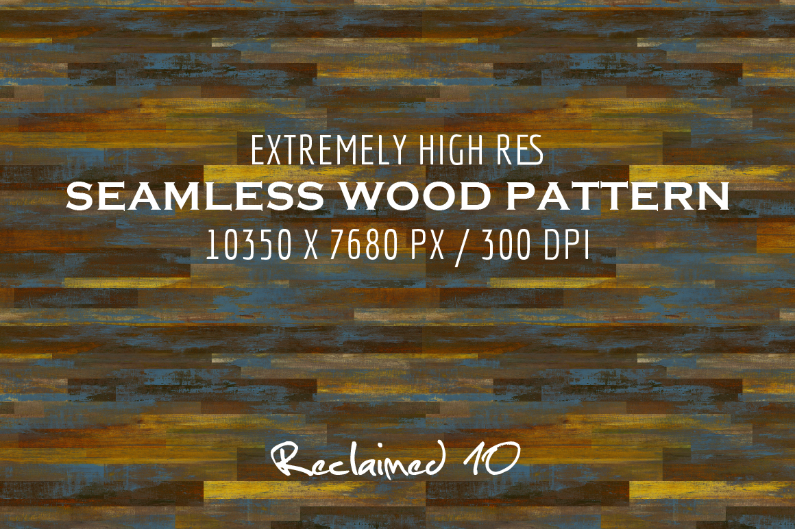 FreshDesignElements Seamless Wood Pattern Reclaimed