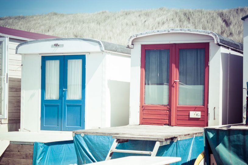 FreshDesignElements Beach Huts - Royalty Free Photo