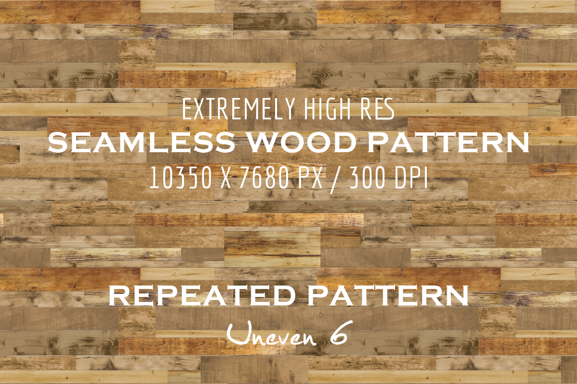 FreshDesignElements HR Repeatable Wood Patterns vol5 - Uneven Planks