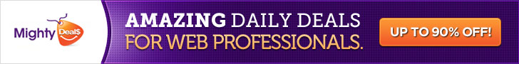 Amazing Daily Deals for web professionals - Mighty Deals