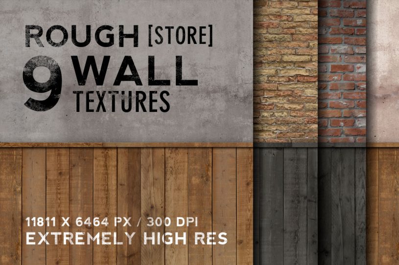 Fresh Design Elements - Rough Store Wall Textures