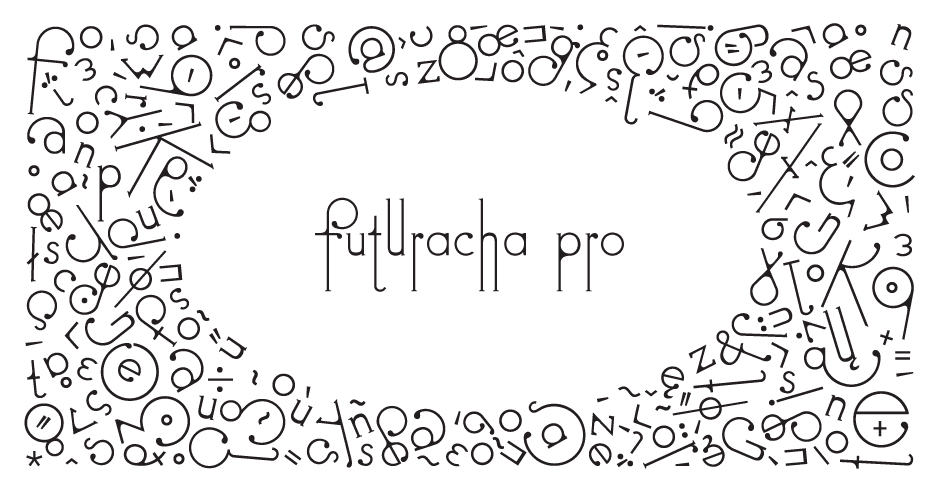 Futuracha Pro typeface
