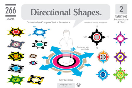 Icon Builder Directional Shapes