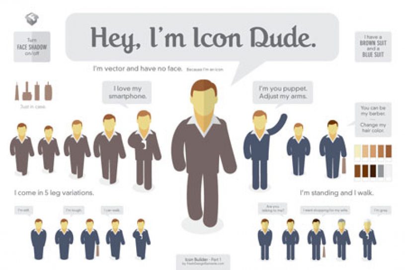 Icon Builder - Icon Dude Character