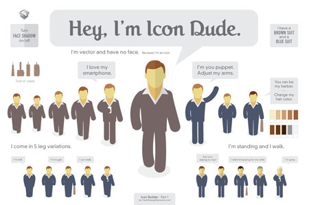 Icon Builder - Icon Dude Character